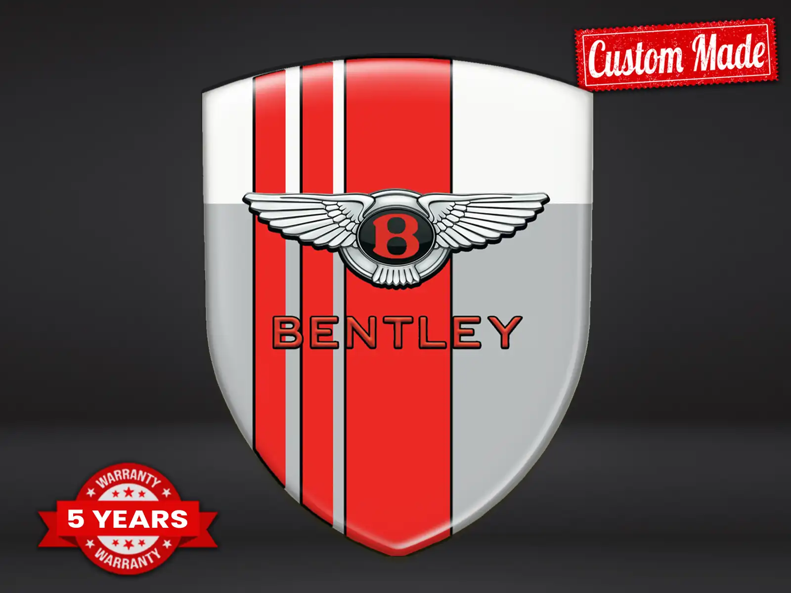 Bentley Autocollants Logo Personnalisés Résistants Universel